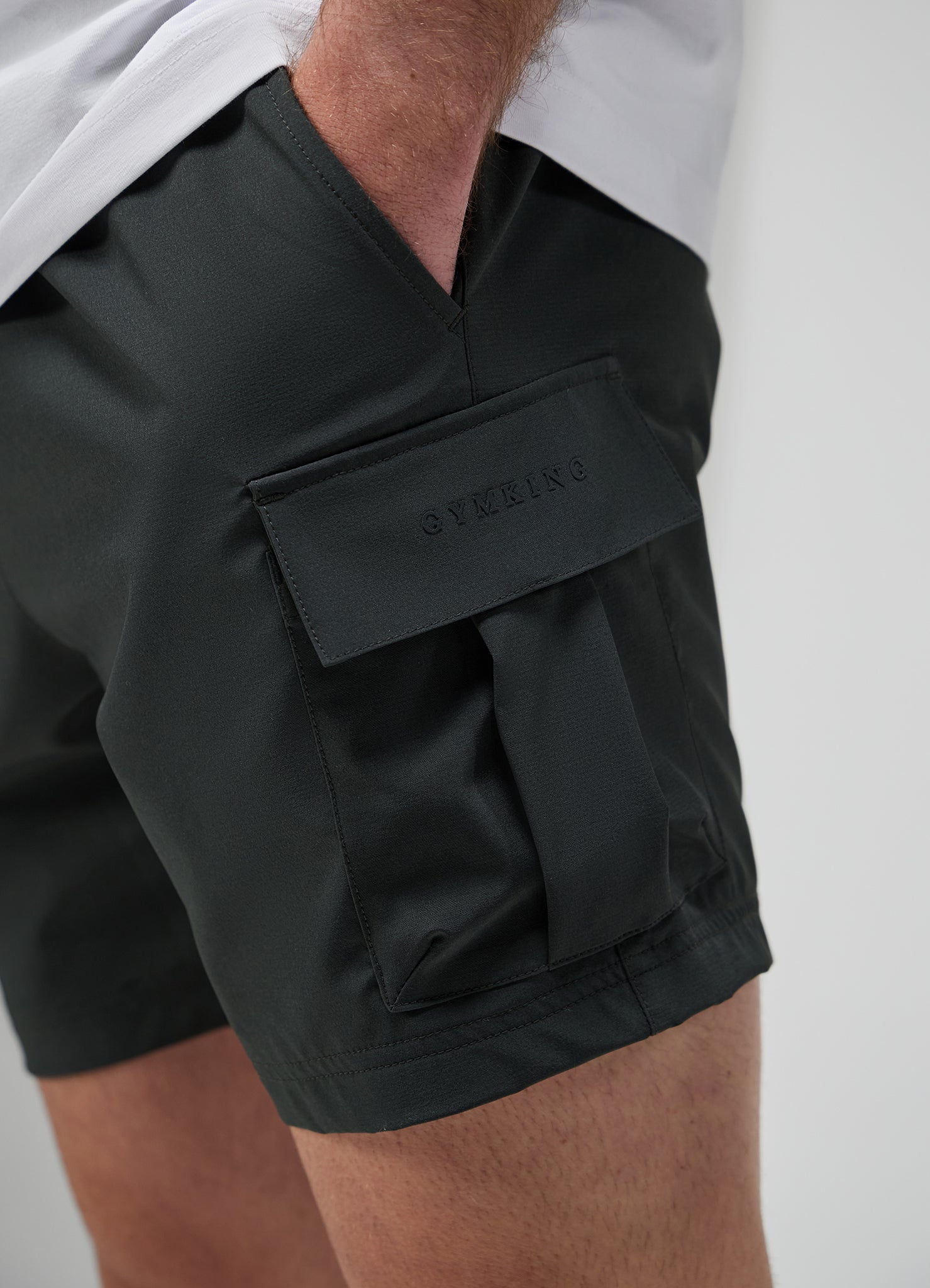 Gym King Focus Woven Utility Short - Black
