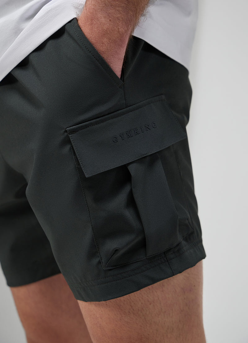 Gym King Focus Woven Utility Short - Black
