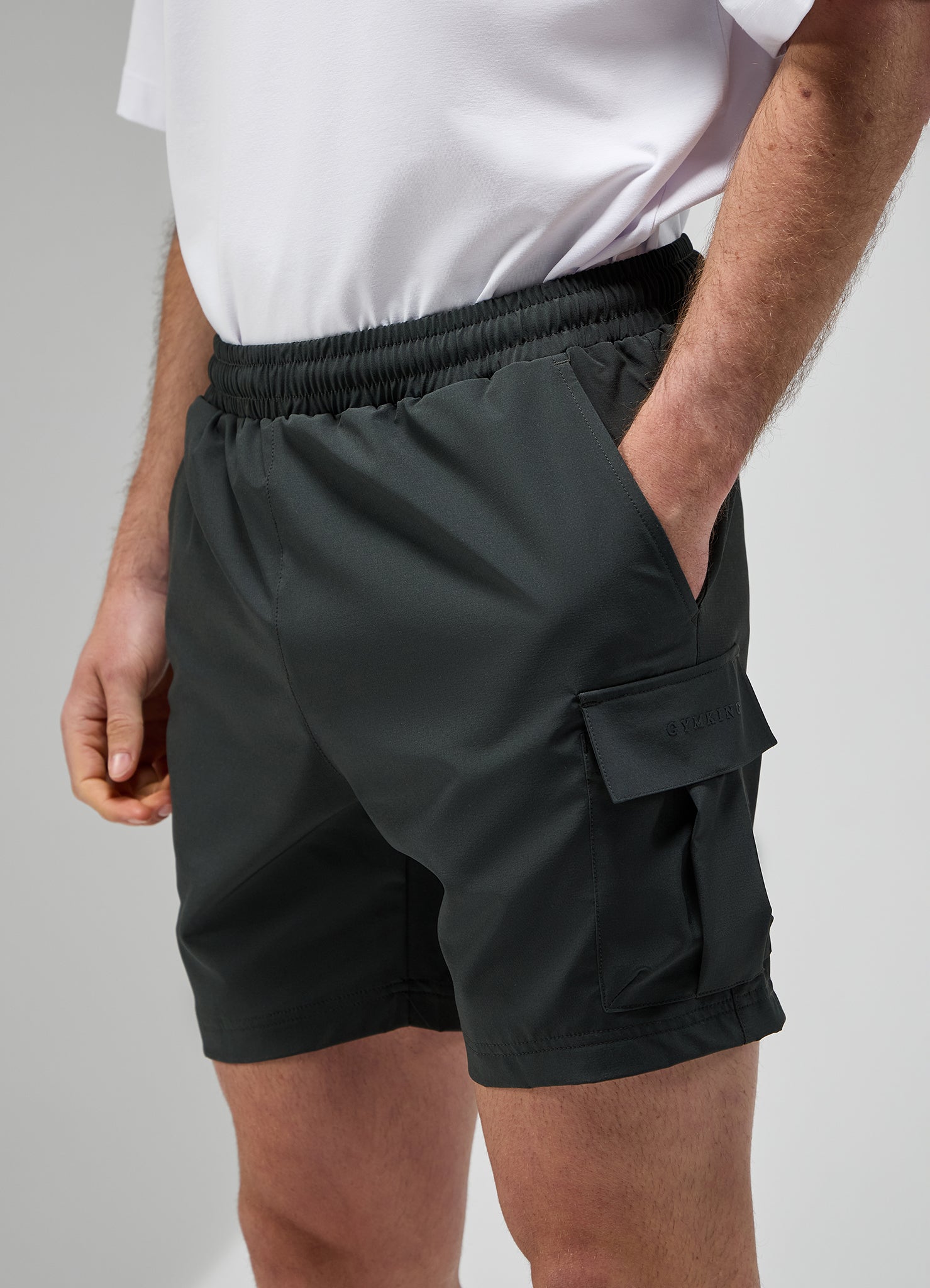 Gym King Focus Woven Utility Short - Black