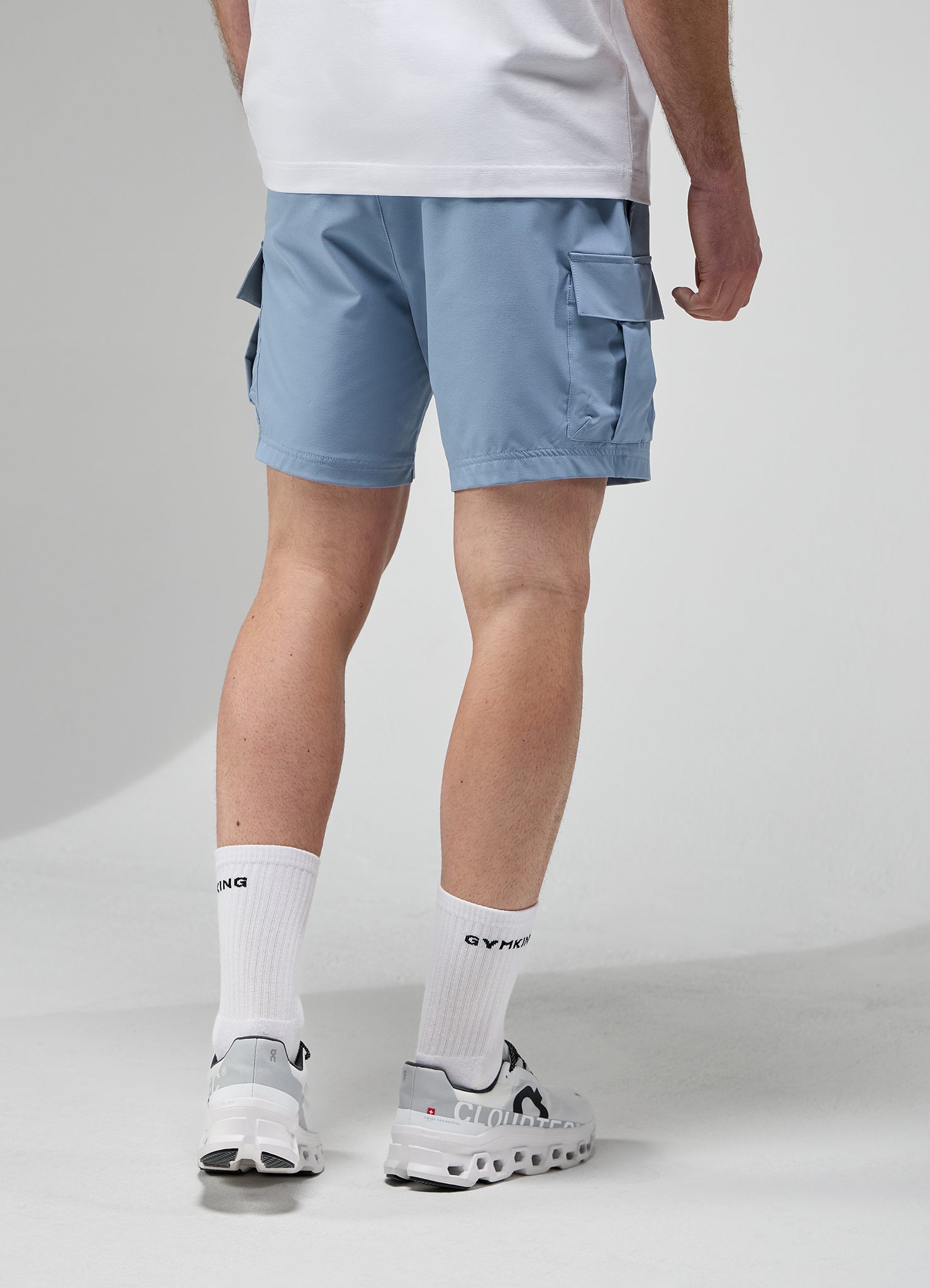 Gym King Focus Woven Utility Short - Dusk Blue