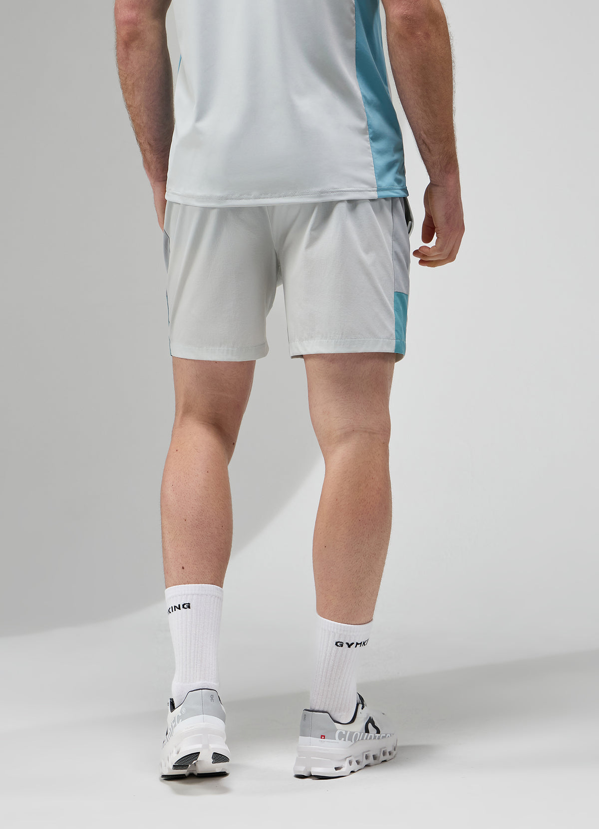 Gym King Focus Woven Short - Light Grey/Urban Grey