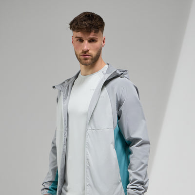 Gym King Focus Tracksuit Hoodie - Light Grey/Urban Grey