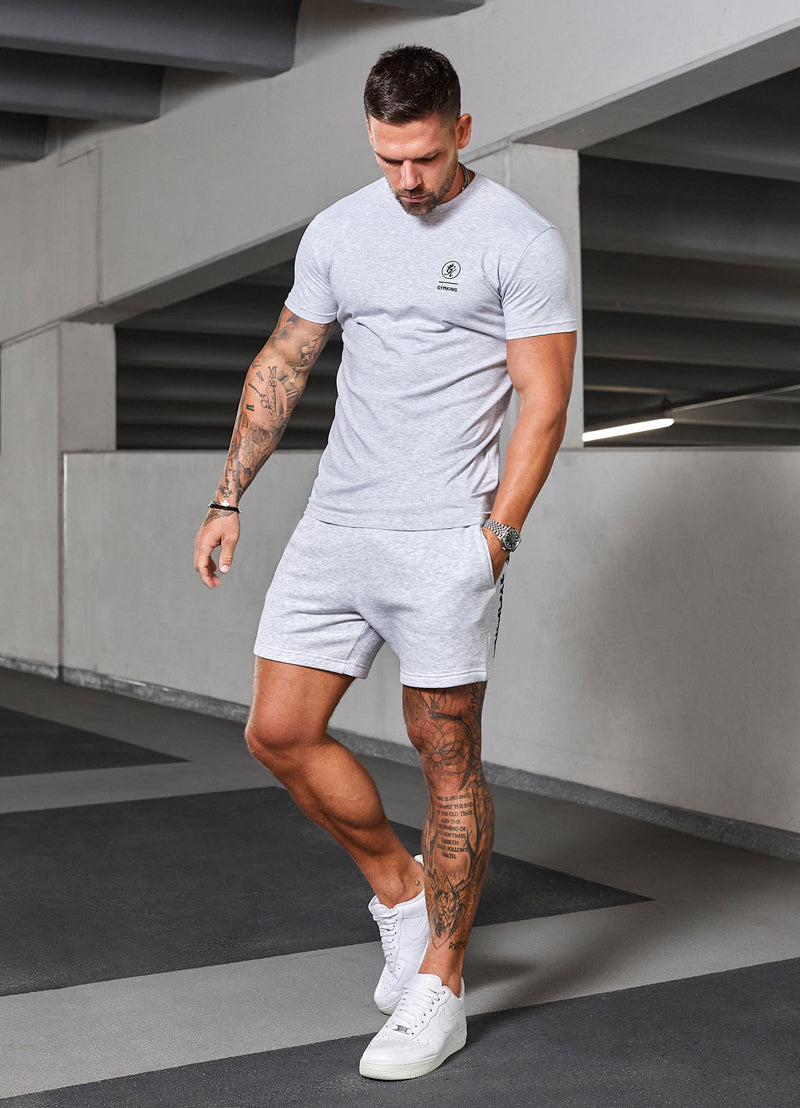 Gym King Aventus Short - Snow Marl