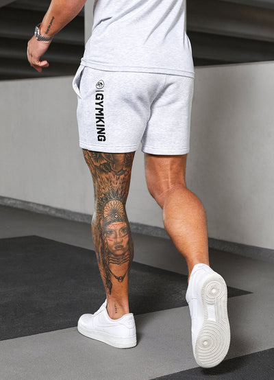 Gym King Aventus Short - Snow Marl