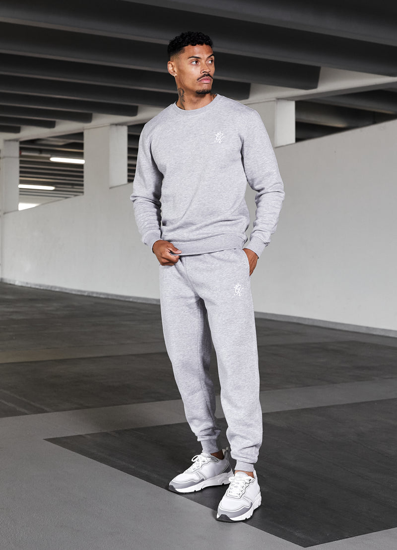 Gym King Fundamental Fleece Jogger - Grey Marl