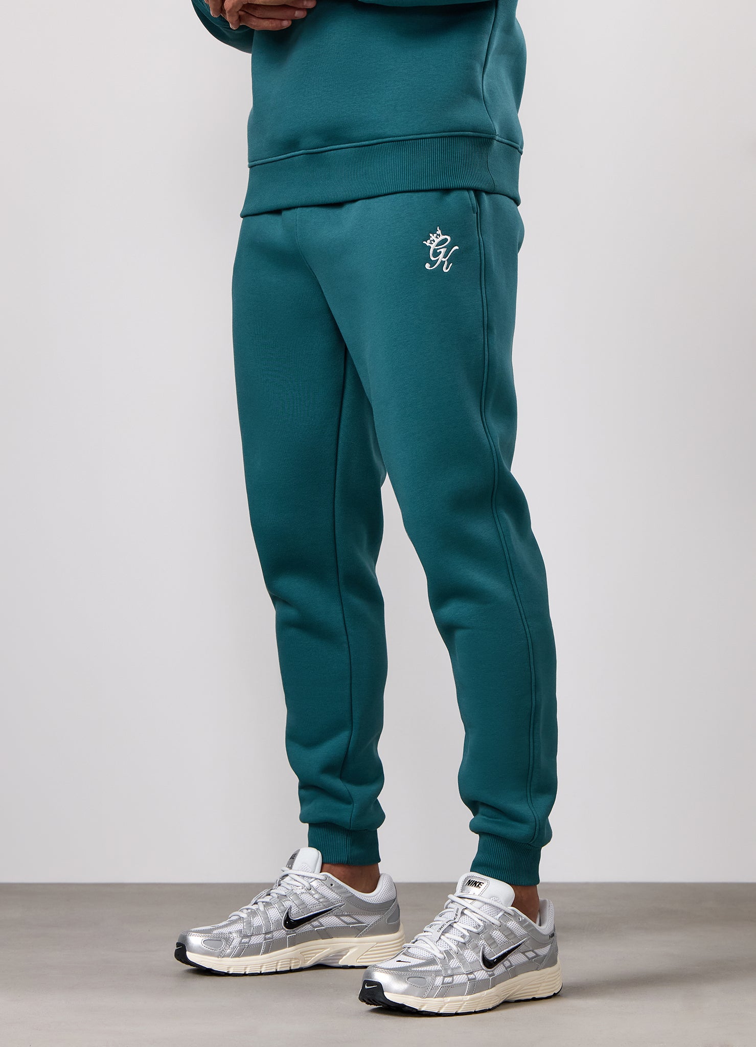 Gym King Fundamental Hood Tracksuit - Storm Teal