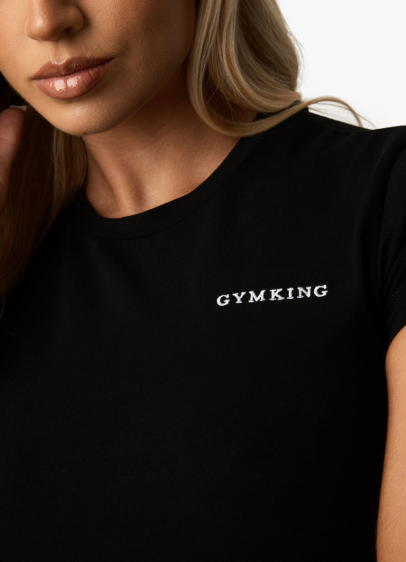 Gym King 365 Fitted Tee - Black