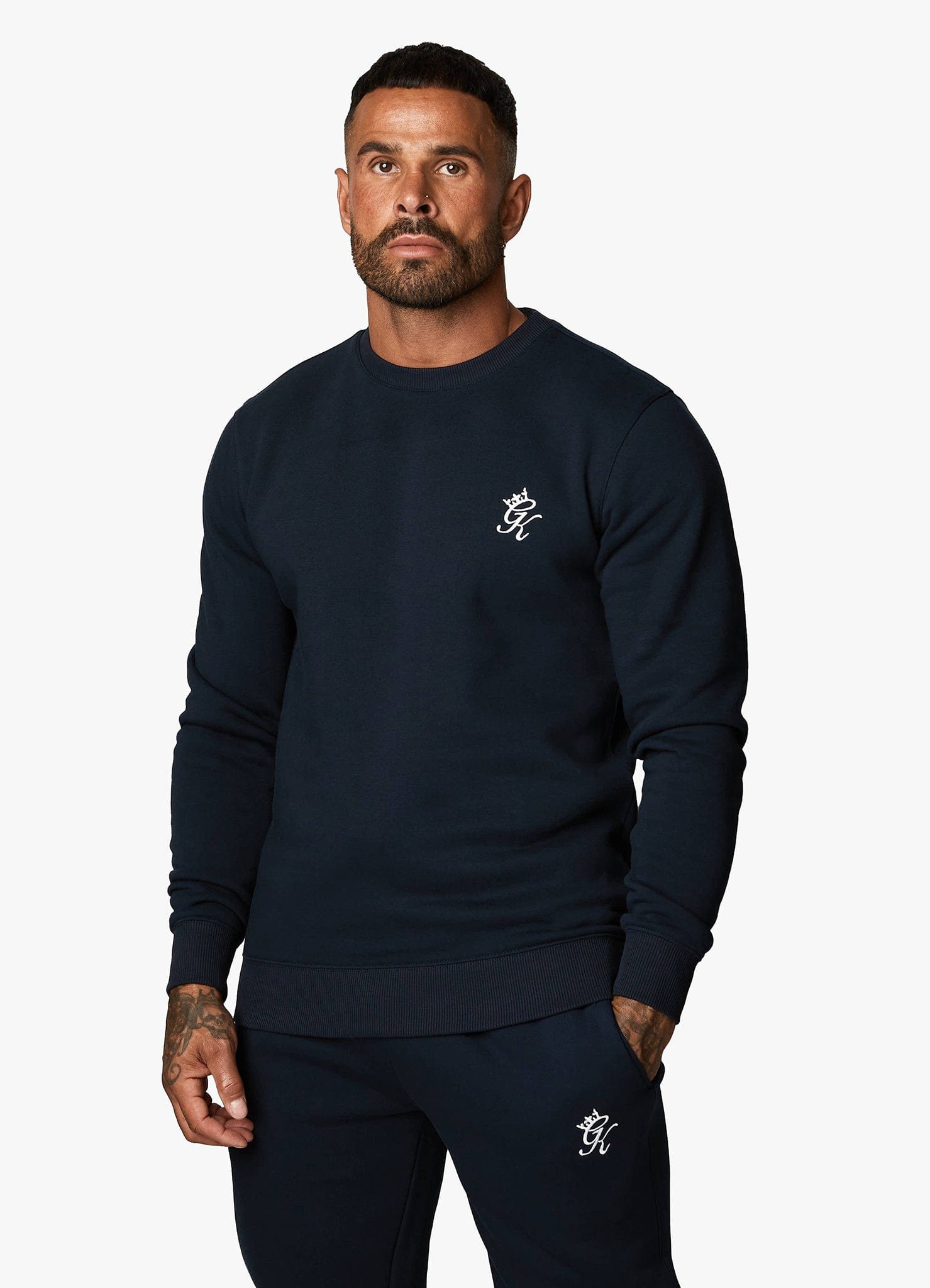 Gym King Fundamental Fleece Sweatshirt - Navy