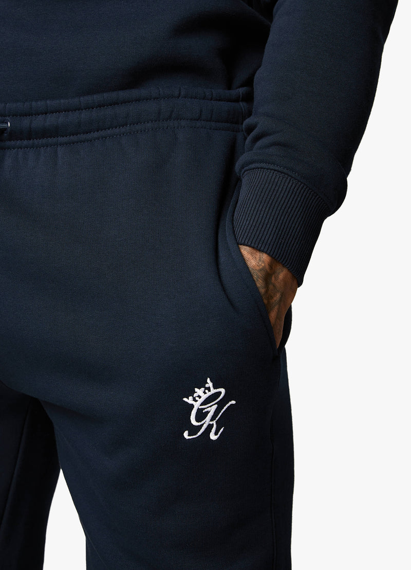 Gym King Fundamental Crew Tracksuit - Navy