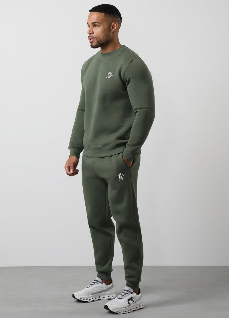 Gym King Fundamental Fleece Jogger - Deep Olive