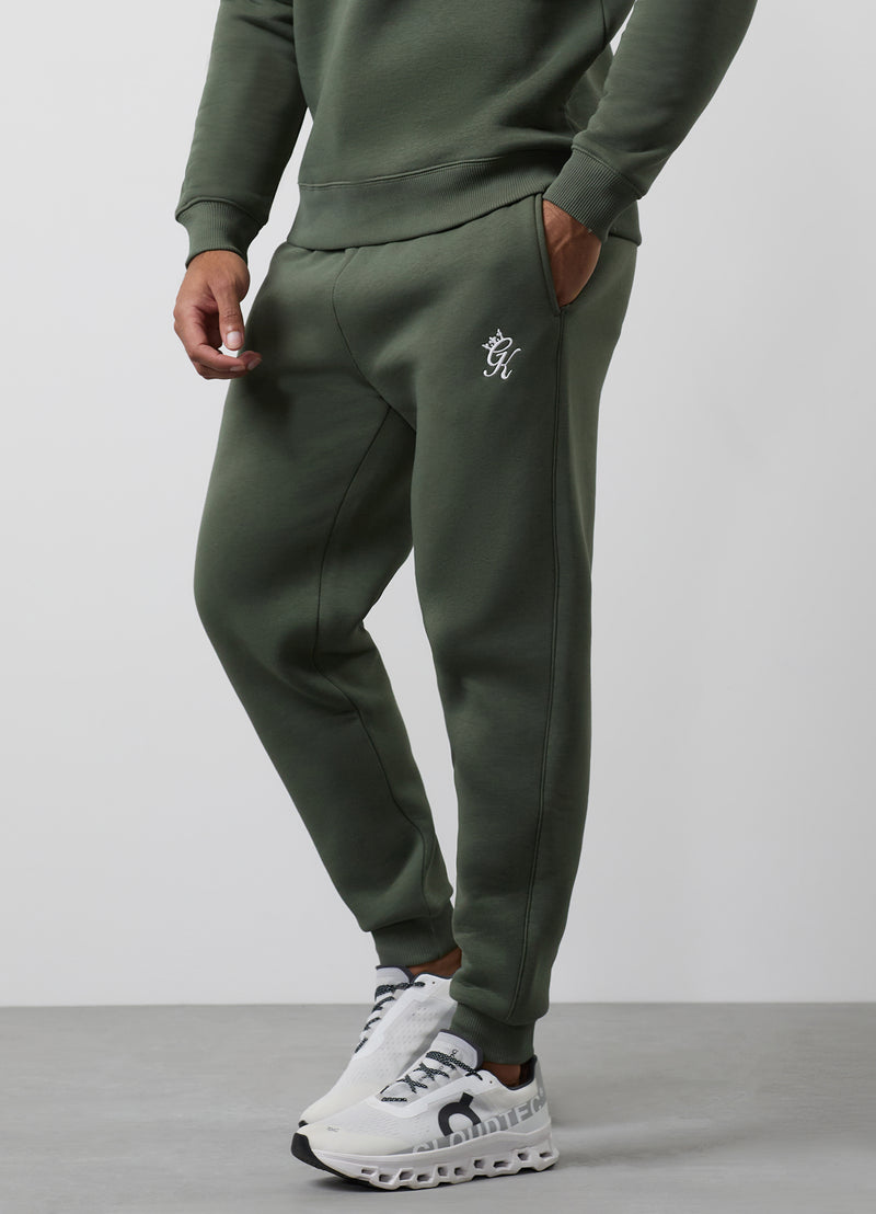 Gym King Fundamental Fleece Jogger - Deep Olive