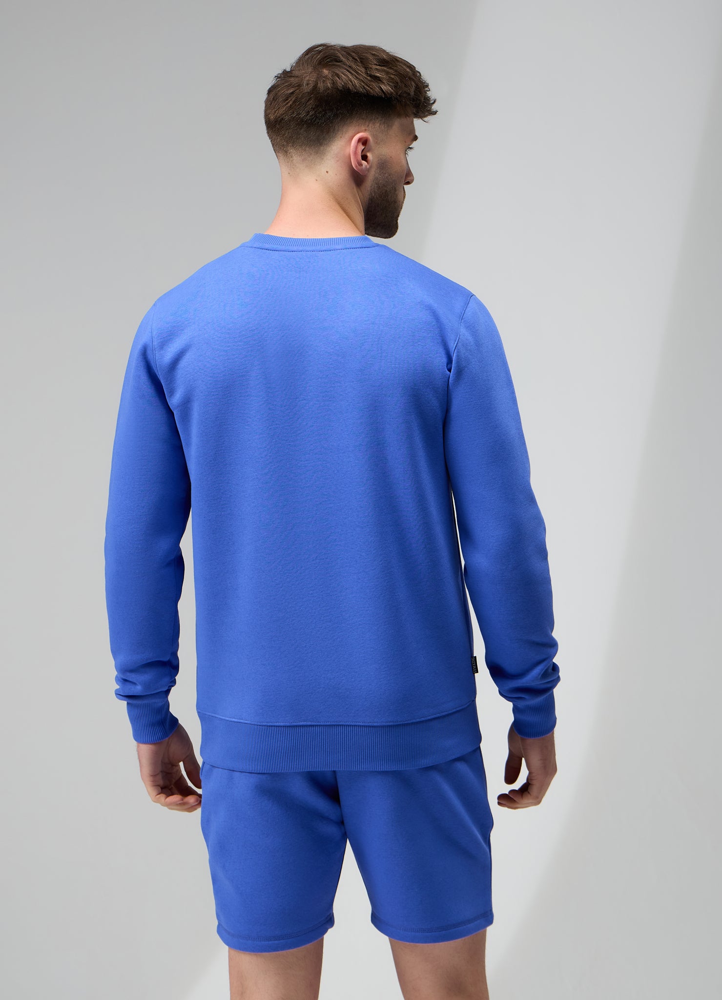 Gym King Fundamental Fleece Crew - Sonic Blue