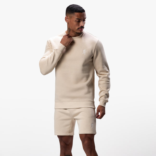 Gym King Fundamental Fleece Crew - Light Sand