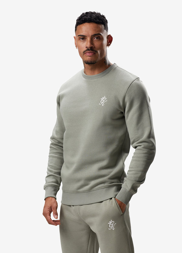 Gym King Fundamental Fleece Crew - Soft Khaki