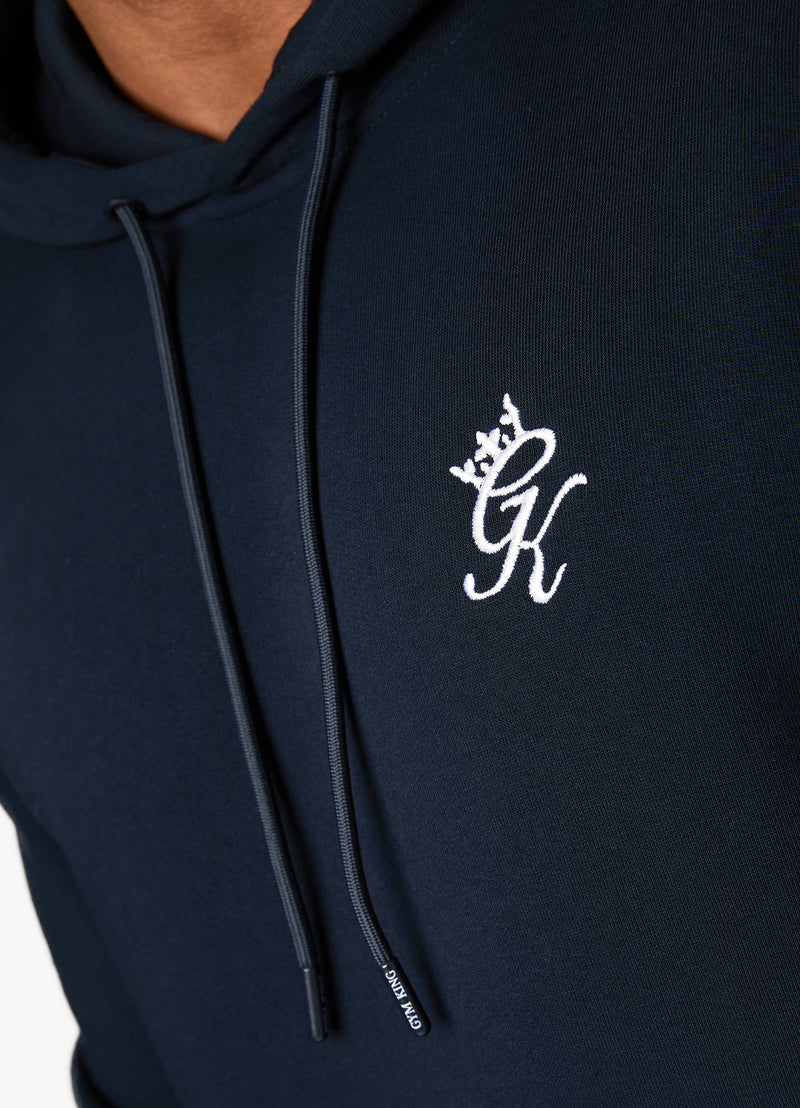 Gym King Fundamental Fleece Hood - Navy