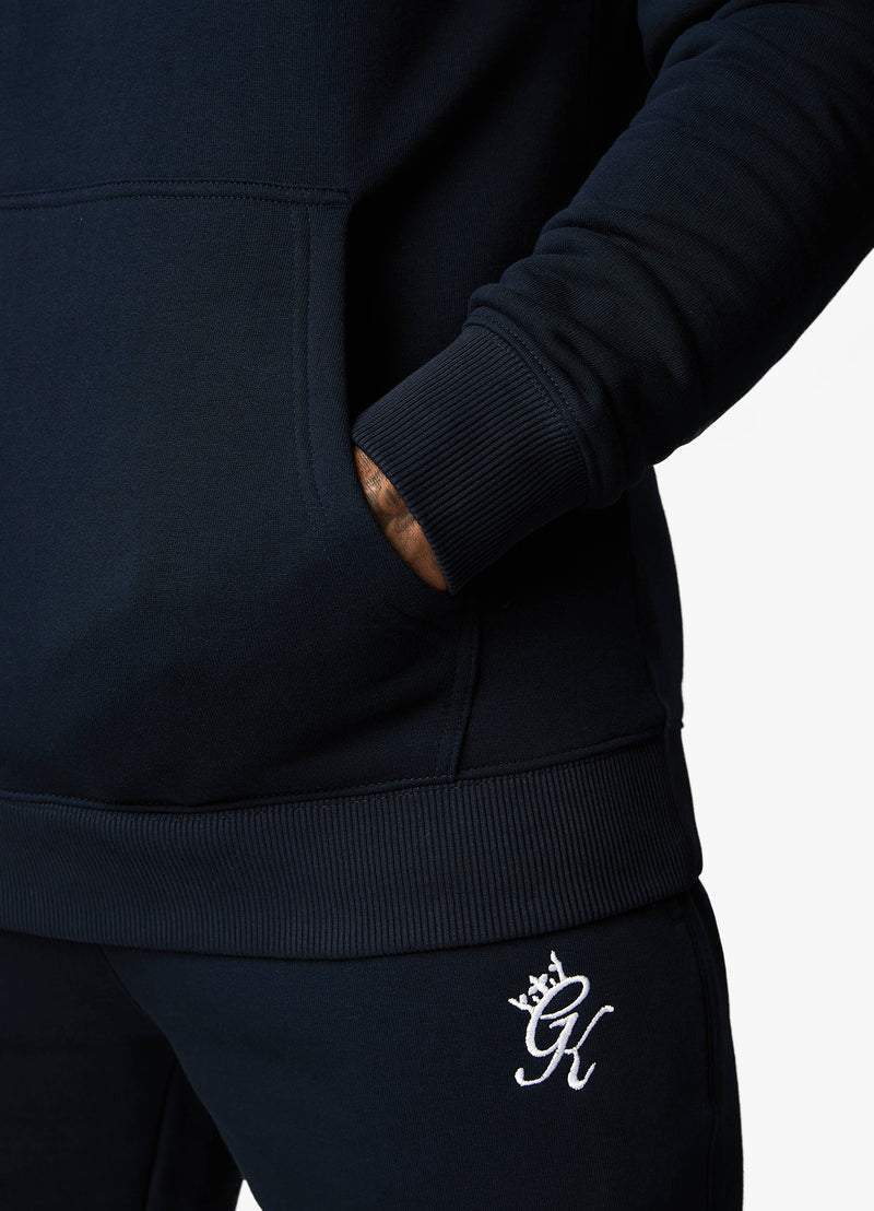 Gym King Fundamental Hood Tracksuit - Navy