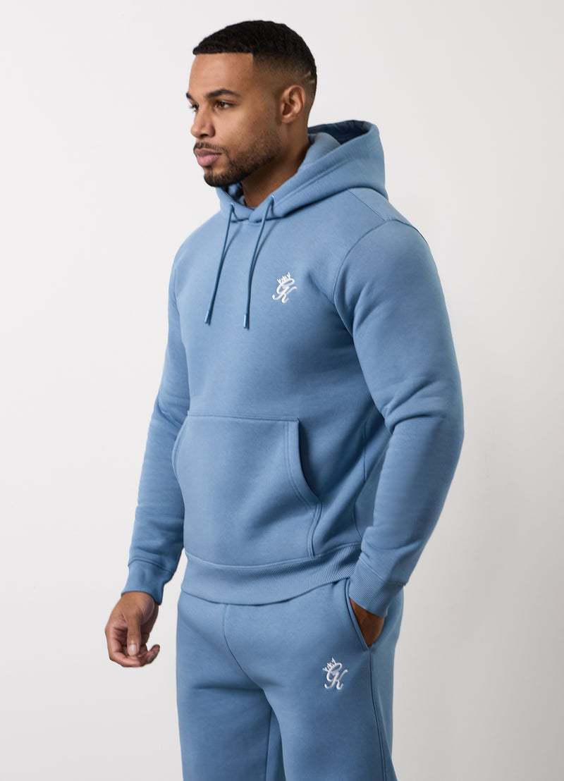 Gym King Fundamental Fleece Hood - Blue Shadow