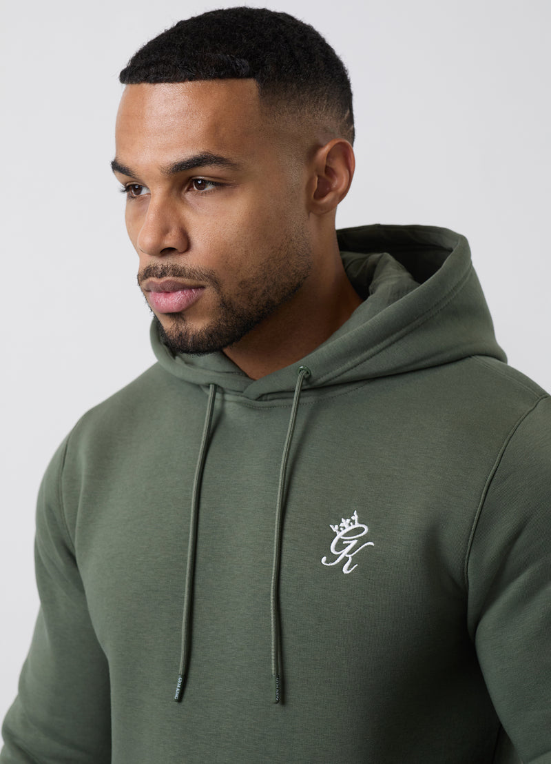 Gym King Fundamental Fleece Hood - Deep Olive