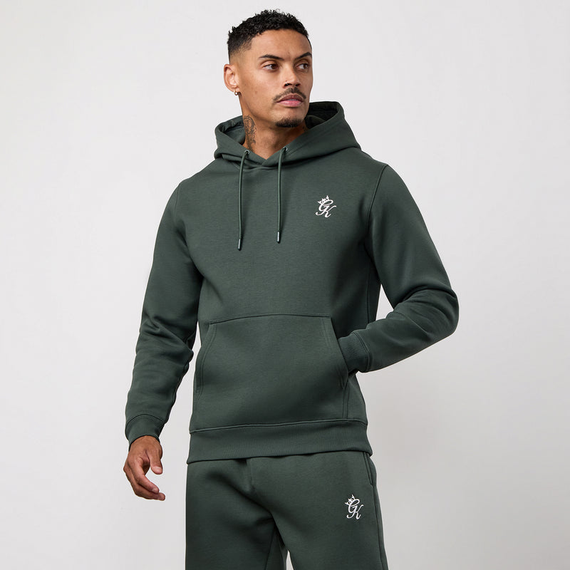 Gym King Fundamental Fleece Hood - Forest Green