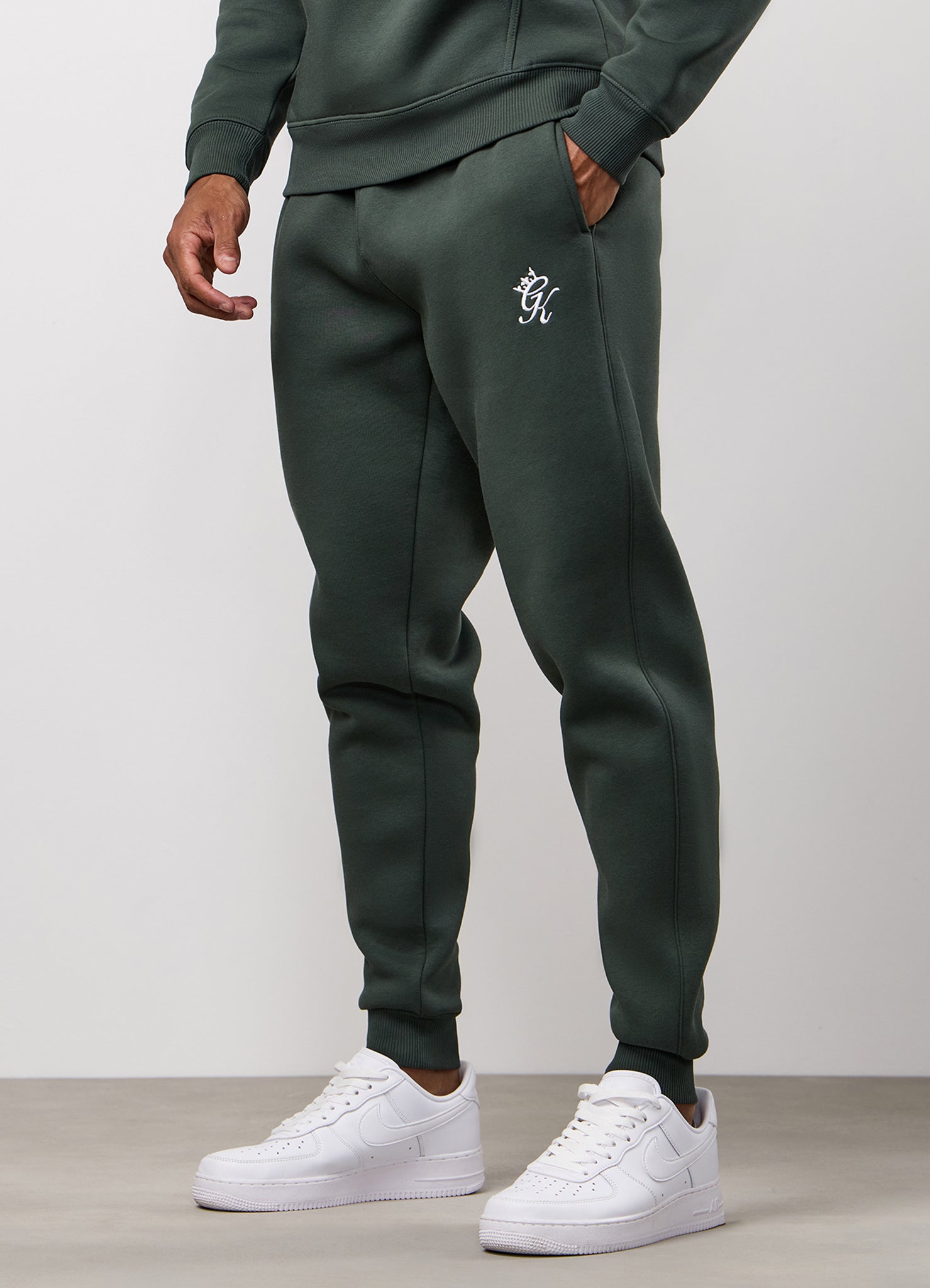 Gym King Fundamental Fleece Jogger - Forest Green