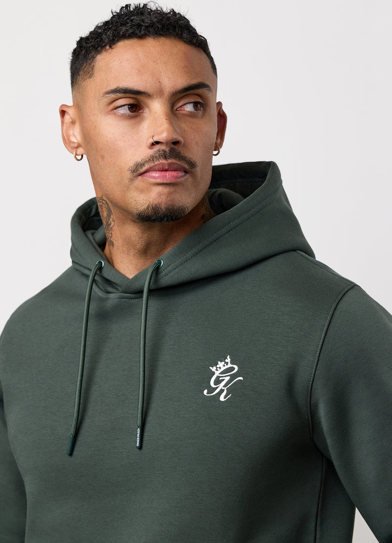 Gym King Fundamental Hood Tracksuit - Forest Green