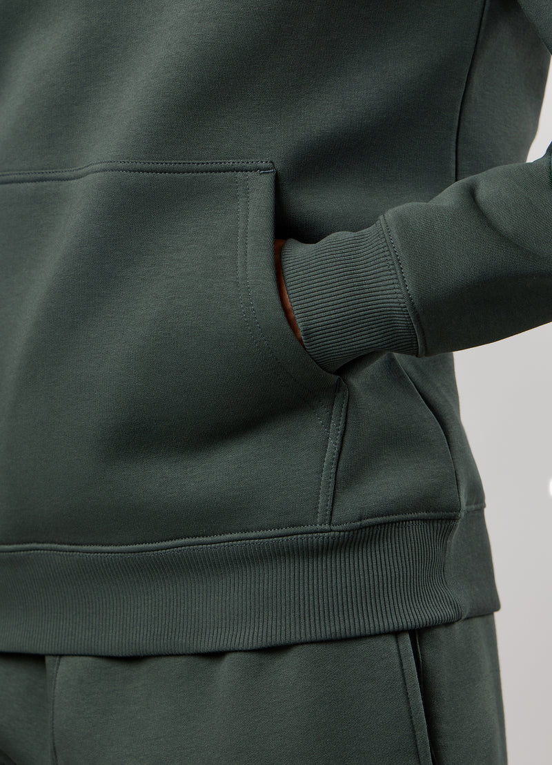 Gym King Fundamental Hood Tracksuit - Forest Green