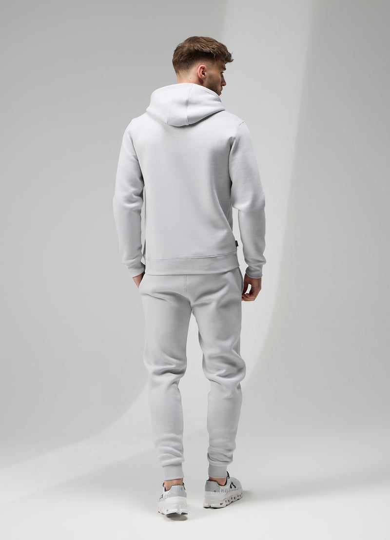 Gym King Fundamental Fleece Tracksuit - Light Grey