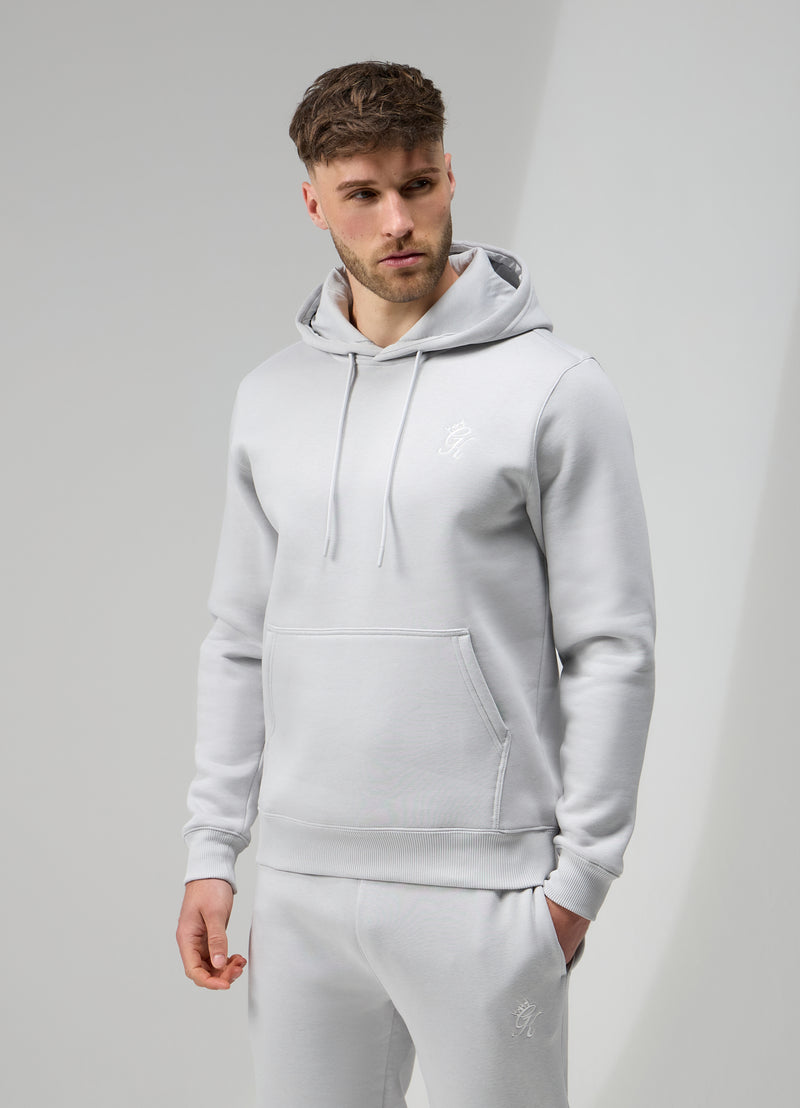 Gym King Fundamental Fleece Tracksuit - Light Grey