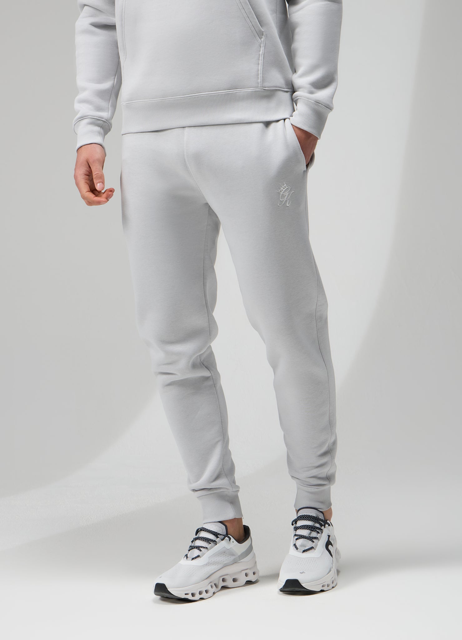 Gym King Fundamental Fleece Jogger - Light Grey