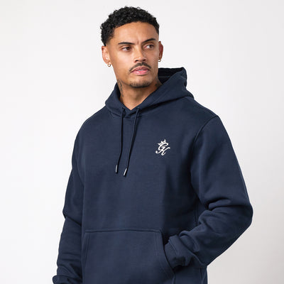 Gym King Fundamental Fleece Hoodie - Navy