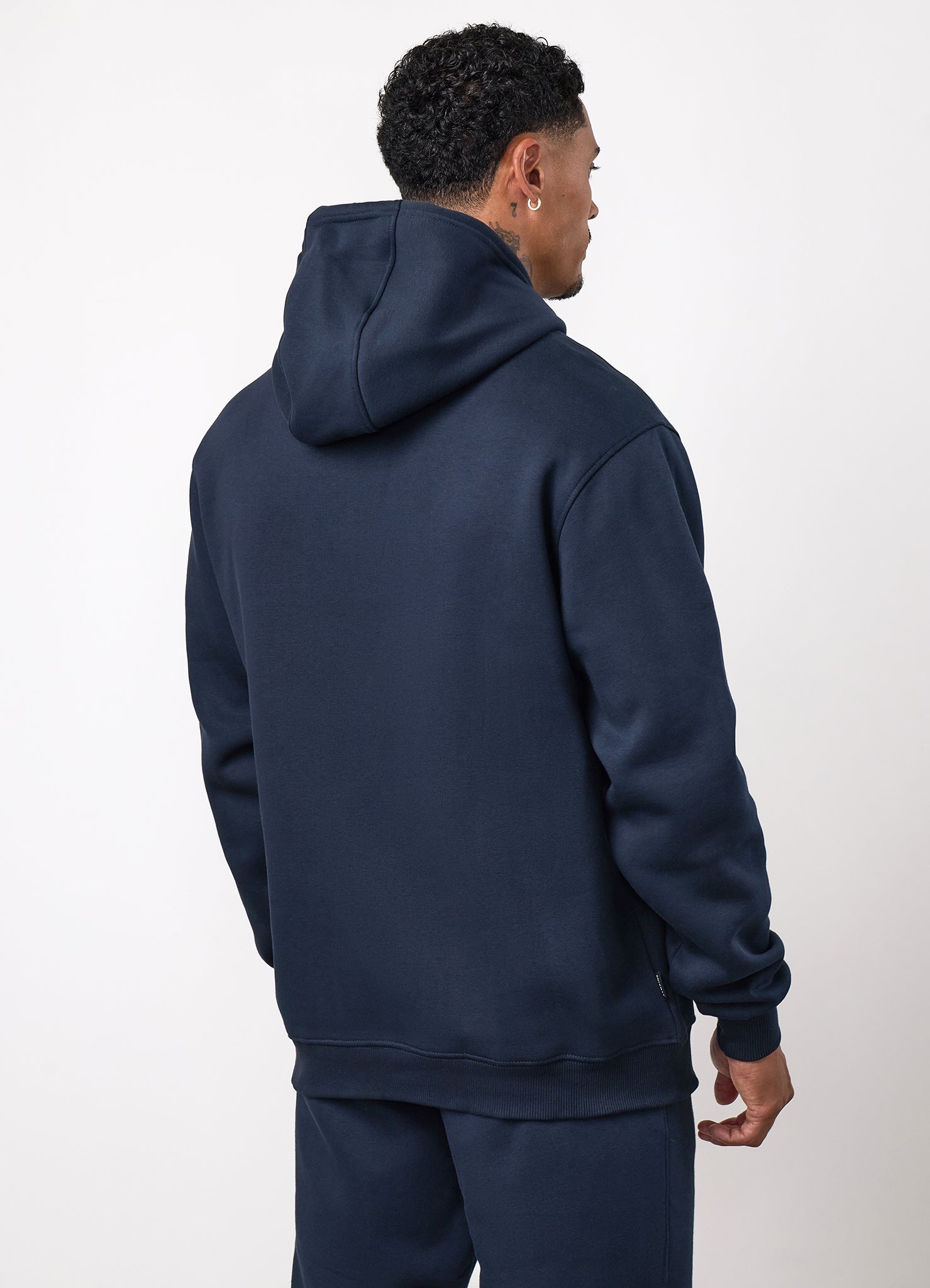 Gym King Fundamental Fleece Hoodie - Navy
