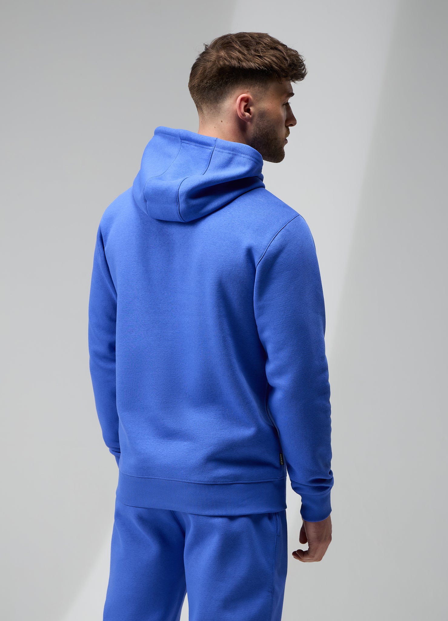 Gym King Fundamental Fleece Hood - Sonic Blue