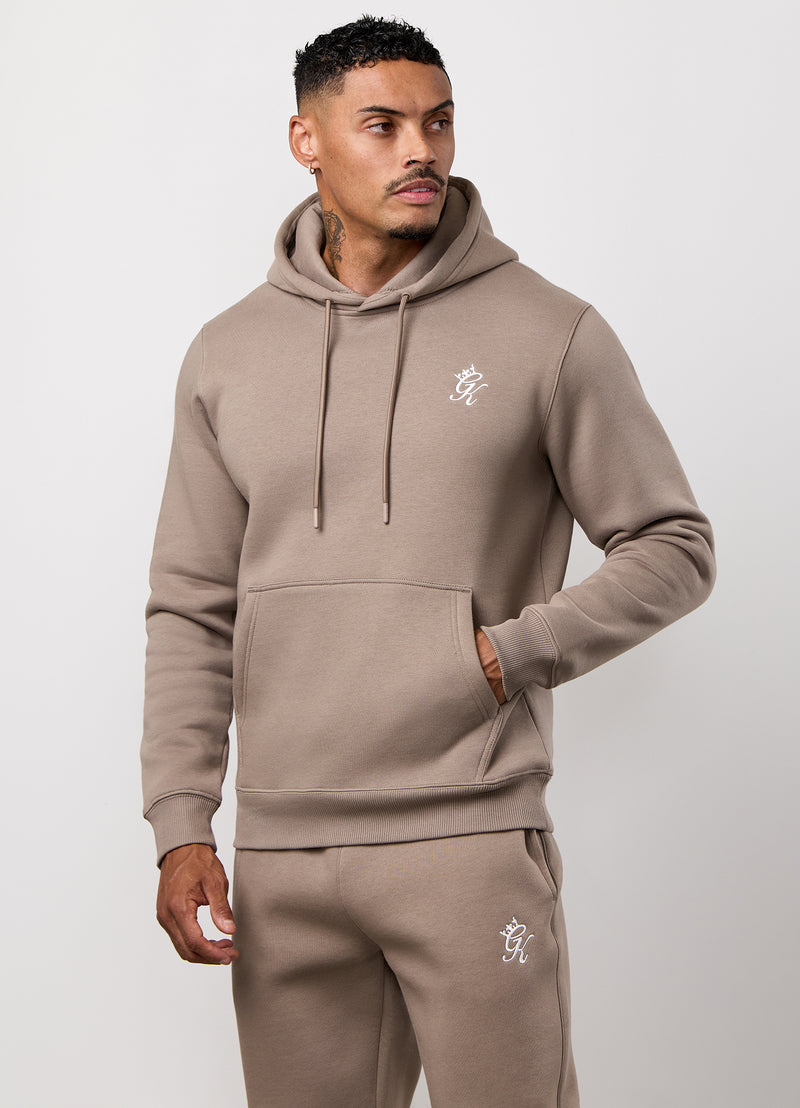 Gym King Fundamental Hood Tracksuit - Truffle