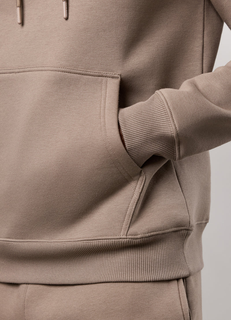Gym King Fundamental Hood Tracksuit - Truffle