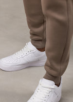 Gym King Fundamental Fleece Crew Tracksuit - Truffle