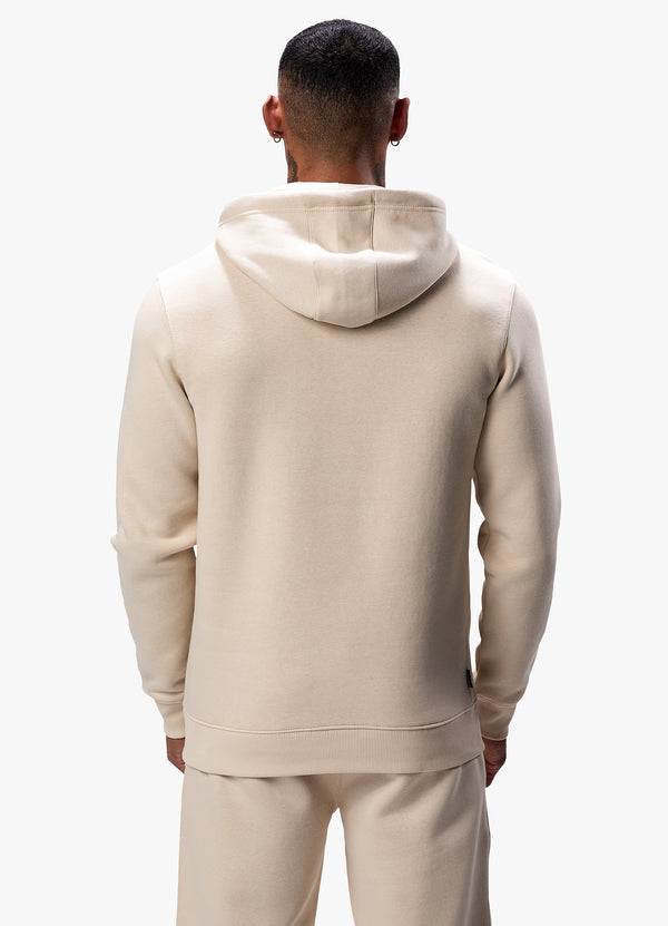 Gym King Fundamental Fleece Hood - Light Sand