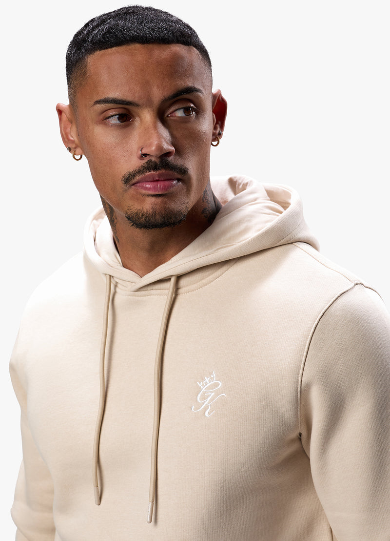 Gym King Fundamental Fleece Hood - Light Sand