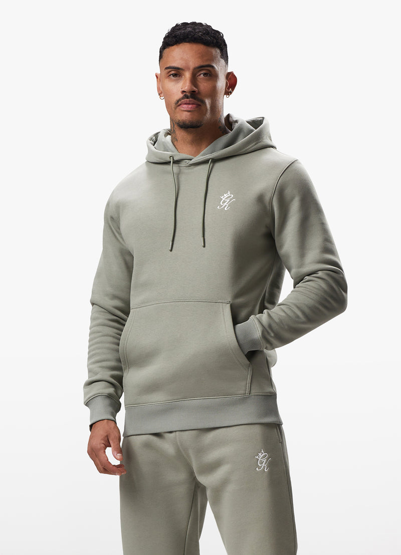 Gym King Fundamental Fleece Hood - Soft Khaki