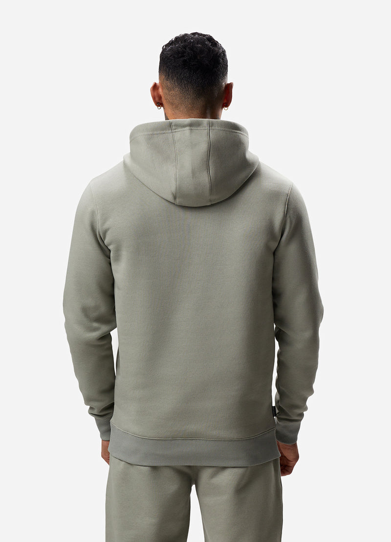 Gym King Fundamental Fleece Hood - Soft Khaki