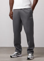 Gym King Fundamental Fleece Linear Straight Leg Jogger-Gunmetal Grey thumbnail
