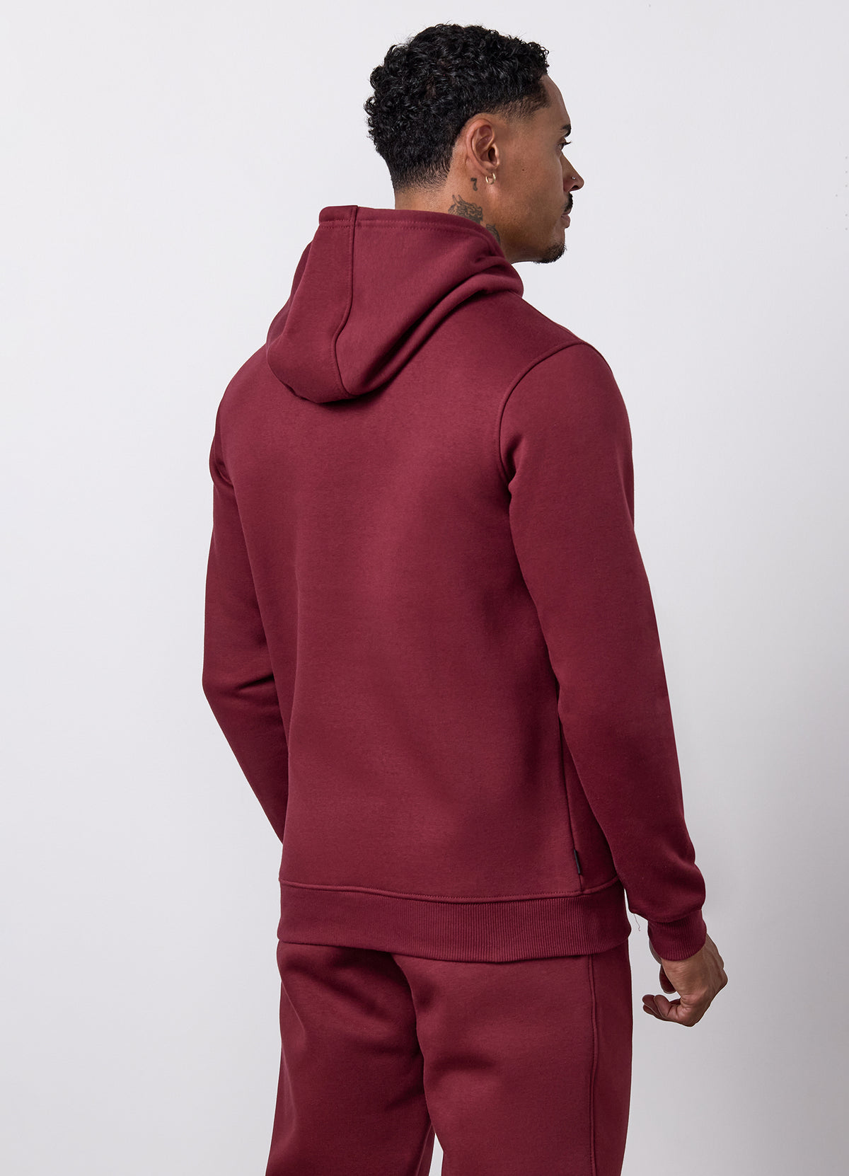 Gym King Fundamental Fleece Linear Hood Tracksuit