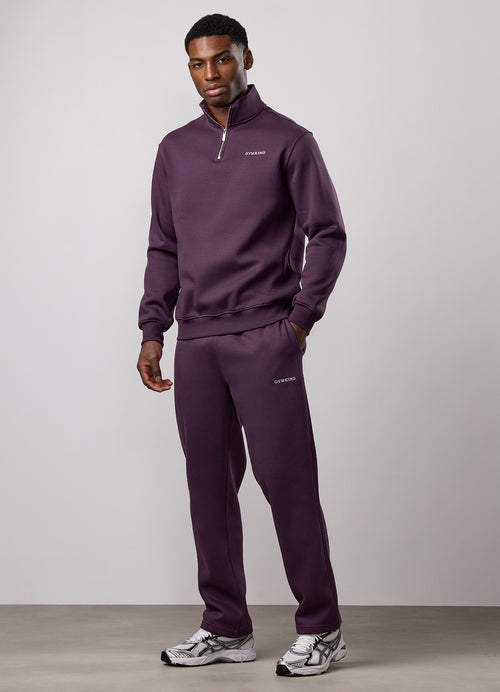 Gym King Fundamental Linear 1/4 Zip Funnel Tracksuit
