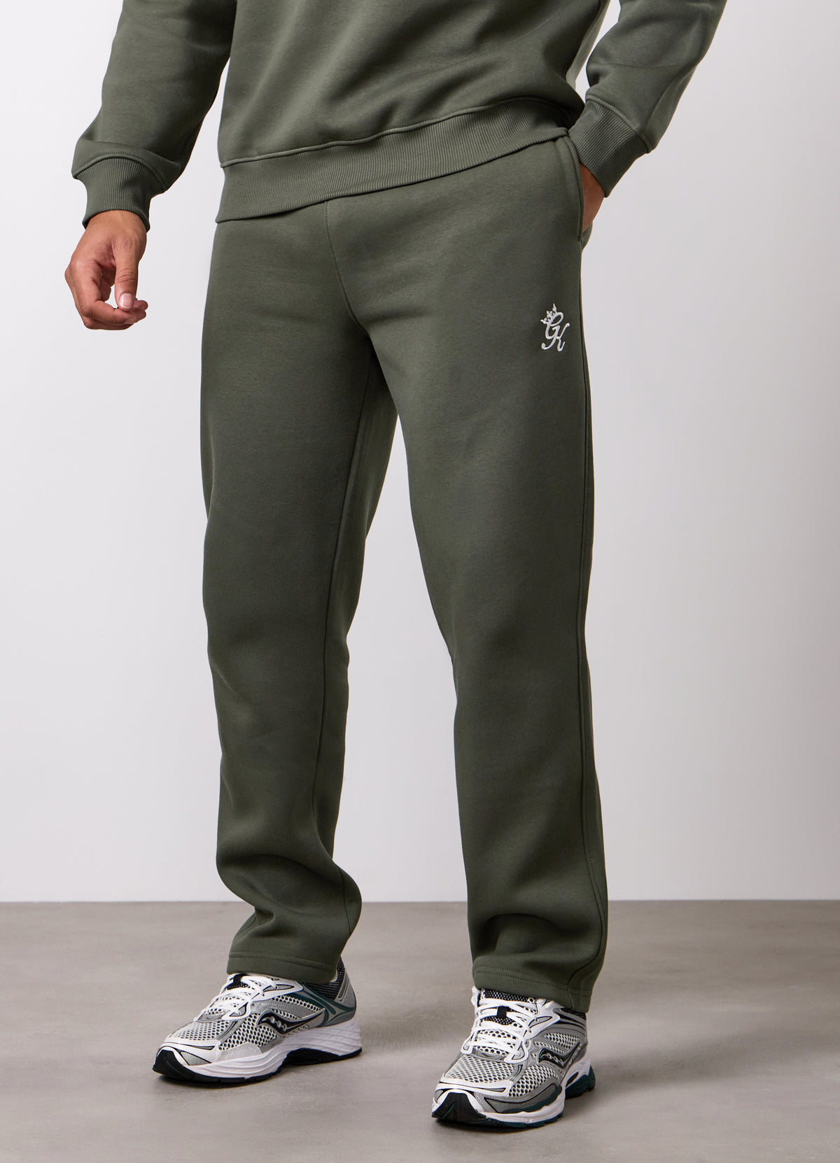 Gym King Fundamental Straight Leg Jogger  - Warm Khaki