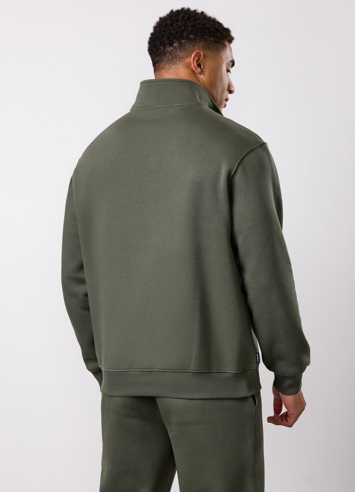 Gym King Fundamental Fleece 1/4 Zip Funnel - Warm Khaki