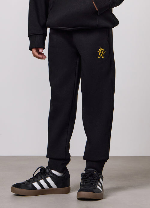 Gym King Younger Kids Fundamental Jogger - Black/Gold
