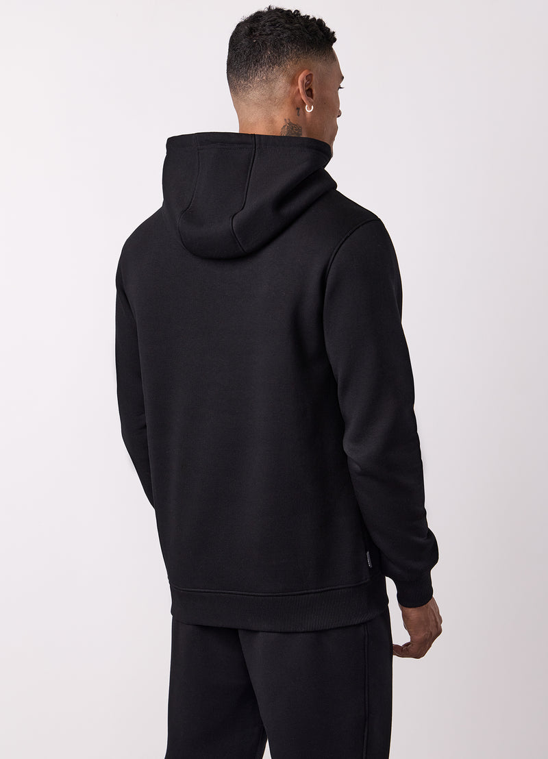 Gym King Fundamental Hood Tracksuit - Black/Gold