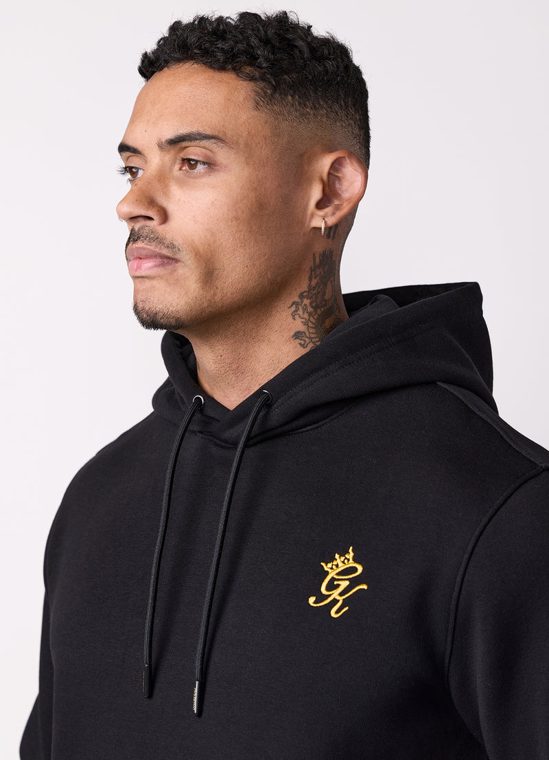 Gym King Fundamental Hood Tracksuit - Black/Gold