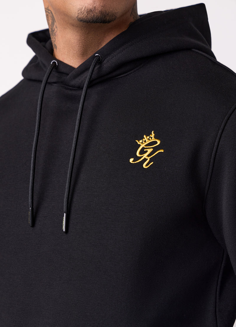 Gym King Fundamental Hood Tracksuit - Black/Gold