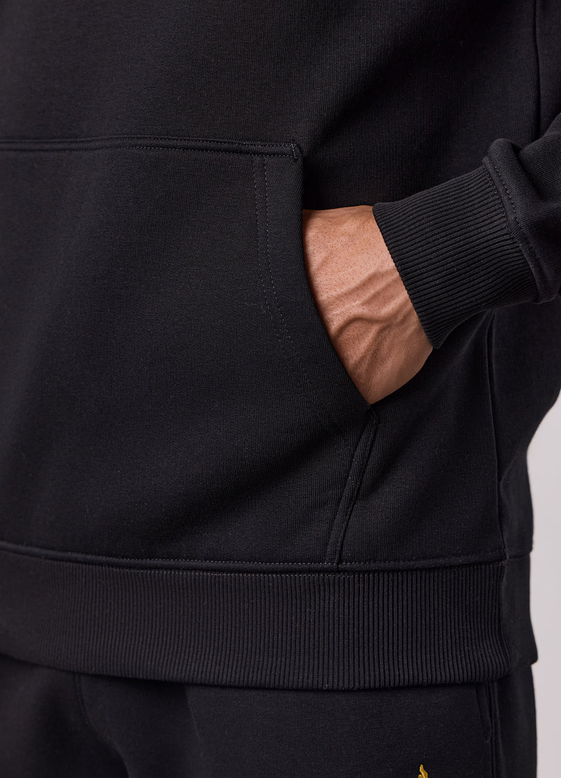 Gym King Fundamental Hood Tracksuit - Black/Gold