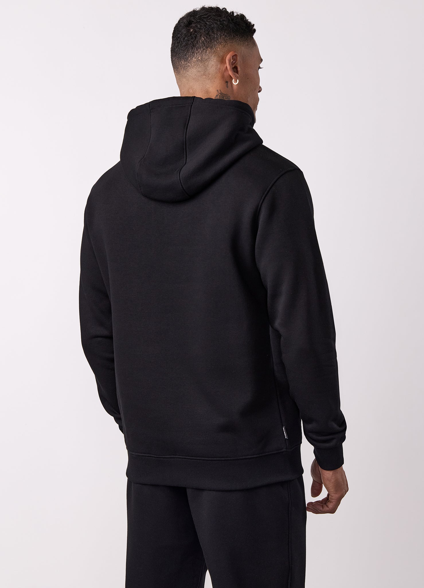 Gym King Fundamental Hoodie - Black/Black